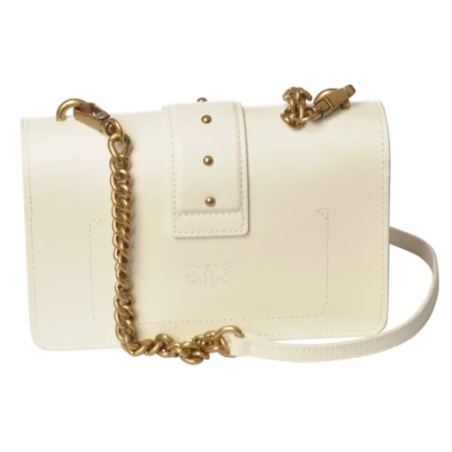 Pinko - Love Mini Icon Simply Bag - Ivory White - Bag - Made in Italy - Luxury Exclusive Collection - Avvenice^ Bags