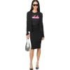 Pinko - Pencil Skirt with Ruffle - Black - Skirt - Made in Italy - Luxury Exclusive Collection - Avvenice