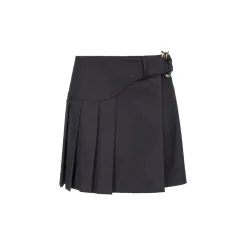 Pinko - Pleated Flannel Mini Skirt - Black - Skirt - Made in Italy - Luxury Exclusive Collection - Avvenice^ Skirts