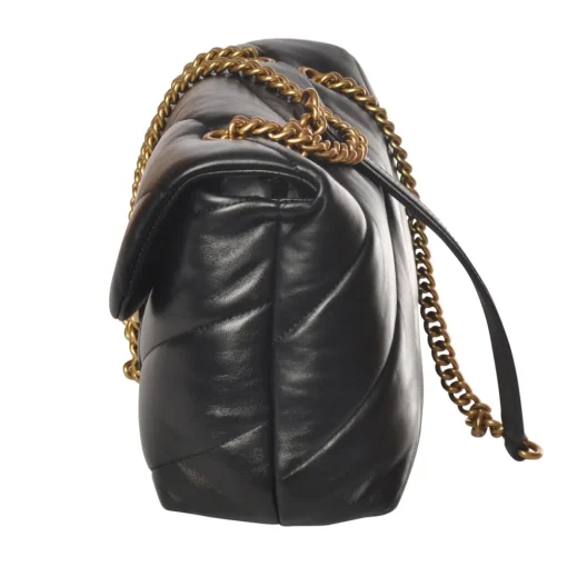 Pinko - Quilted Bag Love Mini Puff Maxy with Chain and Logo - Black - Bag - Made in Italy - Luxury Exclusive Collection - Avvenice^ Bags