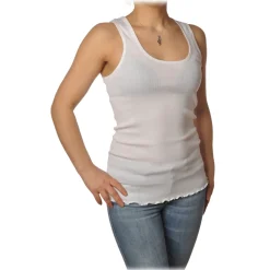 Pinko - Rowing Top Vasco7 in Cotton - White - Top - Made in Italy - Luxury Exclusive Collection - Avvenice^ Tops