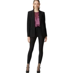 Pinko - Satin Fabric T-shirt Blouse - Bordeaux - Top - Made in Italy - Luxury Exclusive Collection - Avvenice^ Tops