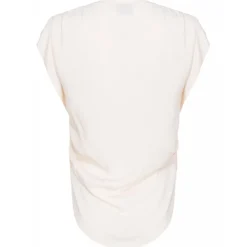 Pinko - Silk Blend V-Neck Top - White - Top - Made in Italy - Luxury Exclusive Collection - Avvenice^ Tops