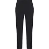 Pinko - Slim Trousers in Crêpe Stretch Fabric - Black - Trousers - Made in Italy - Luxury Exclusive Collection - Avvenice