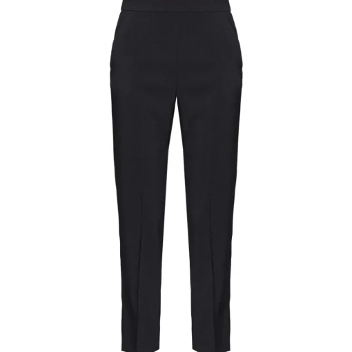 Pinko - Slim Trousers in Crêpe Stretch Fabric - Black - Trousers - Made in Italy - Luxury Exclusive Collection - Avvenice