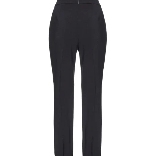 Pinko - Slim Trousers in Crêpe Stretch Fabric - Black - Trousers - Made in Italy - Luxury Exclusive Collection - Avvenice