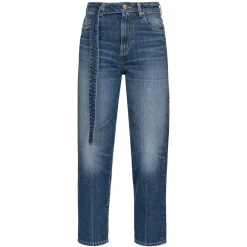 Pinko - Straight Jeans with Belt - Blue - Trousers - Made in Italy - Luxury Exclusive Collection - Avvenice^ Trousers