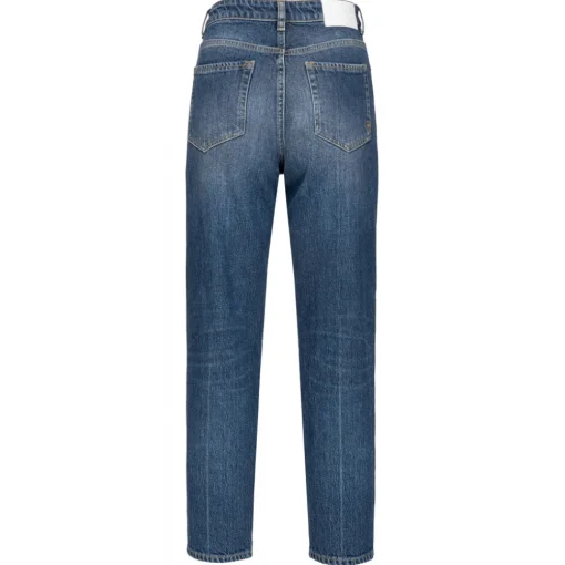 Pinko - Straight Jeans with Belt - Blue - Trousers - Made in Italy - Luxury Exclusive Collection - Avvenice^ Trousers
