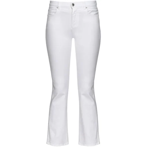 Pinko - Stretch Bootcut Jeans - White - Trousers - Made in Italy - Luxury Exclusive Collection - Avvenice^ Trousers