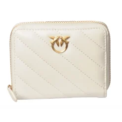 Pinko - Taylor V Quilt Wallet - White - Wallet - Made in Italy - Luxury Exclusive Collection - Avvenice^ Wallets