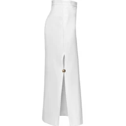 Pinko - Technical Fabric Midi Skirt - White - Skirt - Made in Italy - Luxury Exclusive Collection - Avvenice