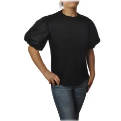Pinko - T-shirt Bettyboop Round-neck with Balloon Sleeve - Black - T-shirt - Made in Italy - Luxury Exclusive Collection - Avvenice^ T-shirt