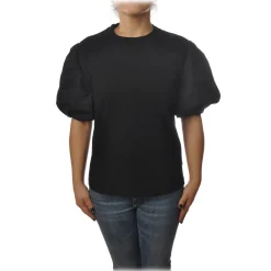 Pinko - T-shirt Bettyboop Round-neck with Balloon Sleeve - Black - T-shirt - Made in Italy - Luxury Exclusive Collection - Avvenice^ T-shirt