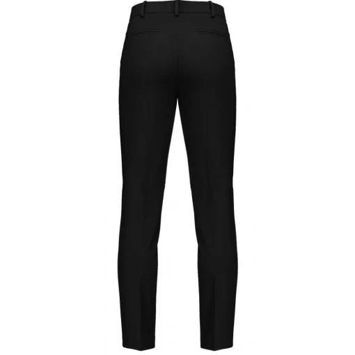 Pinko - Viscose Cigarette Trousers - Black - Trousers - Made in Italy - Luxury Exclusive Collection - Avvenice