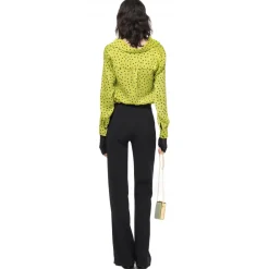 Pinko - Viscose Flare Trousers - Black - Trousers - Made in Italy - Luxury Exclusive Collection - Avvenice^ Trousers