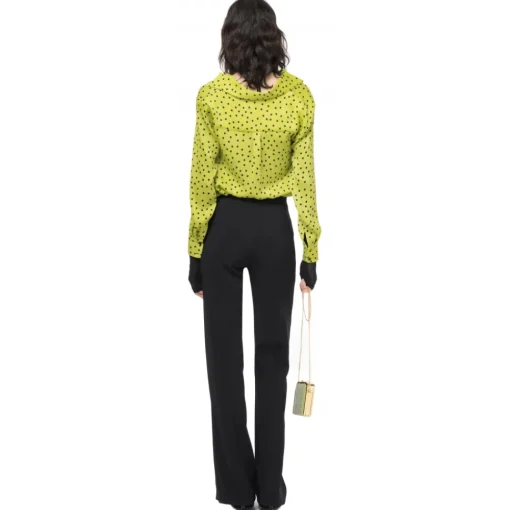 Pinko - Viscose Flare Trousers - Black - Trousers - Made in Italy - Luxury Exclusive Collection - Avvenice^ Trousers