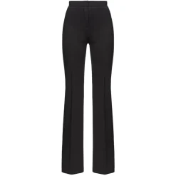 Pinko - Viscose Flare Trousers - Black - Trousers - Made in Italy - Luxury Exclusive Collection - Avvenice^ Trousers