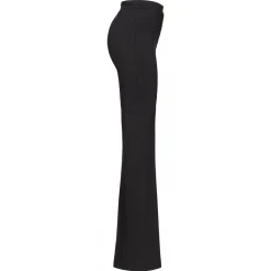 Pinko - Viscose Flare Trousers - Black - Trousers - Made in Italy - Luxury Exclusive Collection - Avvenice^ Trousers