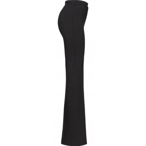Pinko - Viscose Flare Trousers - Black - Trousers - Made in Italy - Luxury Exclusive Collection - Avvenice^ Trousers