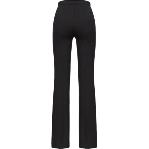 Pinko - Viscose Flare Trousers - Black - Trousers - Made in Italy - Luxury Exclusive Collection - Avvenice^ Trousers