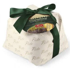 Pist\u00ec Pistì - Artisan Panettone Heart of Pistachio with Pistachio Cream and Extra Dark Chocolate - Hand Wrapped Panettone - Avvenice