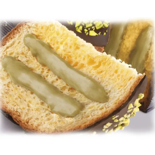 Pist\u00ec Pistì - Artisan Panettone Heart of Pistachio with Pistachio Cream and Extra Dark Chocolate - Hand Wrapped Panettone - Avvenice