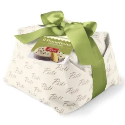 Pist\u00ec Pistì - Artisan Panettone Pandorato Covered with White Chocolate and Pistachio - Hand Wrapped Artisan Panettone - Avvenice