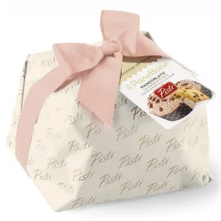 Pist\u00ec Pistì - Artisan Panettone with Almonds - Hand Wrapped Artisan Panettone - 1000 g - Avvenice