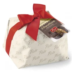 Pist\u00ec Pistì - Artisan Panettone with Chocolate Covered with Dark Chocolate 70% - Hand Wrapped Artisan Panettone - Avvenice