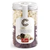 Pist\u00ec Pistì - Chiccosi Mix - Quadrelli Sicilian Figs Beans Covered with Chocolate - Fine Pastry in Jar - Avvenice