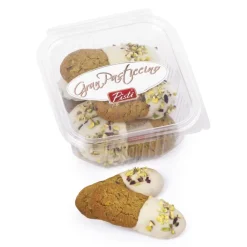 Pist\u00ec Pistì - Kuki - Almond Sicilian Cookies with Pistachio and White Chocolate - Fine Pastry in Open and Close Box - Avvenice