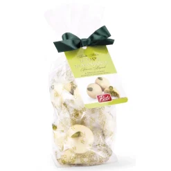 Pist\u00ec Pistì - Pistachio Almond Paste Covered with White Chocolate - Fine Pastry in Envelope with Bow - Avvenice