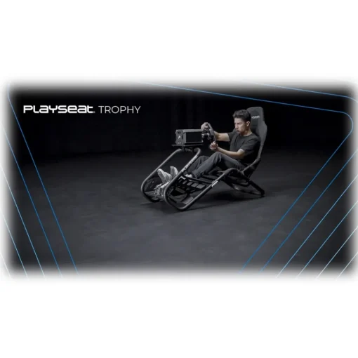 Playseat ® Trophy Black - Pro Racing Seat - PC - PS - XBOX - Real Simulation - Gaming - Play Station - PS5 - Avvenice