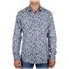 Poggianti 1958 Poggianti 1985 - Blue Fantasy Shirt Italian Collar - Handmade in Italy - New Luxury Exclusive Collection - Avvenice^ Shirts