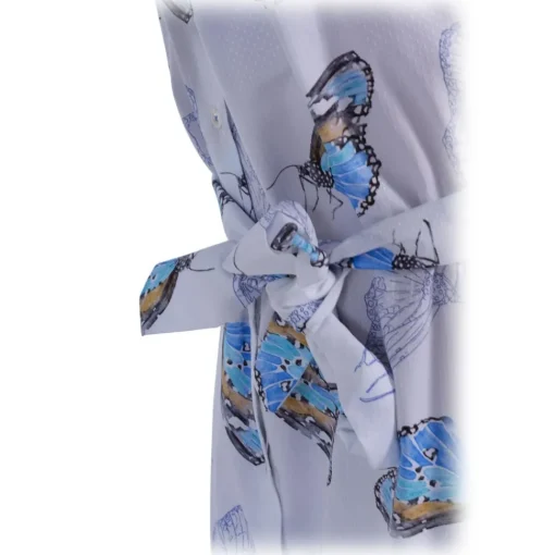 Poggianti 1958 Poggianti 1985 - Blue Floral Shirt with Soft Collar - Handmade in Italy - New Luxury Exclusive Collection - Avvenice^ Shirts