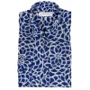 Poggianti 1958 Poggianti 1985 - Blue Soft Collar Fantasy Shirt - Handmade in Italy - New Luxury Exclusive Collection - Avvenice^ Shirts