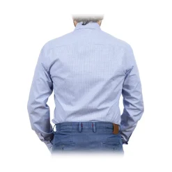 Poggianti 1958 Poggianti 1985 - Classic Shirt with White Inserts - Handmade in Italy - New Luxury Exclusive Collection - Avvenice
