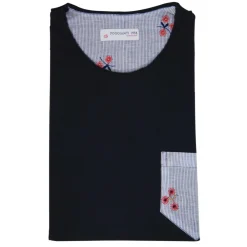 Poggianti 1958 Poggianti 1985 - Cotton T-Shirt 924-02 Blue - Handmade in Italy - New Luxury Exclusive Collection - Avvenice^ T-shirt