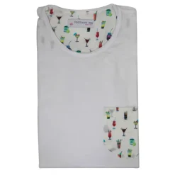 Poggianti 1958 Poggianti 1985 - Cotton T-Shirt 820-01 White - Handmade in Italy - New Luxury Exclusive Collection - Avvenice^ T-shirt