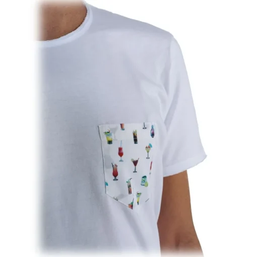 Poggianti 1958 Poggianti 1985 - Cotton T-Shirt 820-01 White - Handmade in Italy - New Luxury Exclusive Collection - Avvenice^ T-shirt
