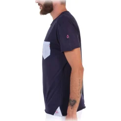 Poggianti 1958 Poggianti 1985 - Cotton T-Shirt 924-02 Blue - Handmade in Italy - New Luxury Exclusive Collection - Avvenice^ T-shirt