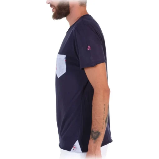 Poggianti 1958 Poggianti 1985 - Cotton T-Shirt 924-02 Blue - Handmade in Italy - New Luxury Exclusive Collection - Avvenice^ T-shirt