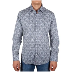 Poggianti 1958 Poggianti 1985 - Fancy French Collar Shirt - Handmade in Italy - New Luxury Exclusive Collection - Avvenice^ Shirts