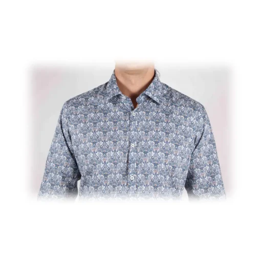 Poggianti 1958 Poggianti 1985 - Fancy French Collar Shirt - Handmade in Italy - New Luxury Exclusive Collection - Avvenice^ Shirts