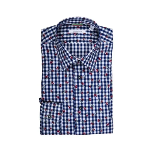 Poggianti 1958 Poggianti 1985 - Fantasy Shirt on a Square Base - Handmade in Italy - New Luxury Exclusive Collection - Avvenice^ Shirts
