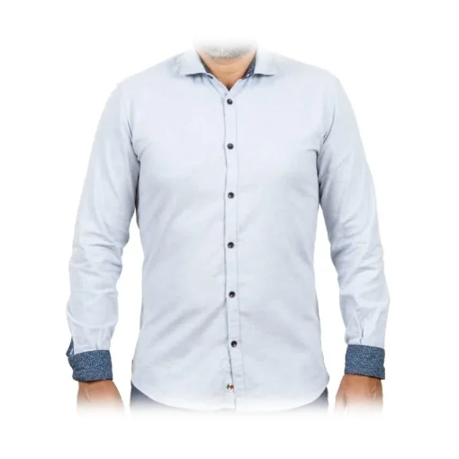 Poggianti 1958 Poggianti 1985 - Flannel Shirt with Fantasy Contrasts - Handmade in Italy - New Luxury Exclusive Collection - Avvenice^ Shirts