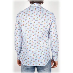 Poggianti 1958 Poggianti 1985 - French Collar Fancy Shirt - Handmade in Italy - New Luxury Exclusive Collection - Avvenice^ Shirts