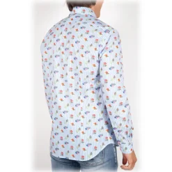 Poggianti 1958 Poggianti 1985 - French Collar Fancy Shirt - Handmade in Italy - New Luxury Exclusive Collection - Avvenice^ Shirts