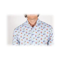Poggianti 1958 Poggianti 1985 - French Collar Fancy Shirt - Handmade in Italy - New Luxury Exclusive Collection - Avvenice^ Shirts