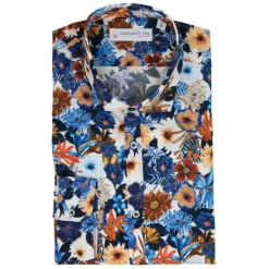 Poggianti 1958 Poggianti 1985 - Light Blue Soft Collar Fantasy Shirt - Handmade in Italy - New Luxury Exclusive Collection - Avvenice^ Shirts